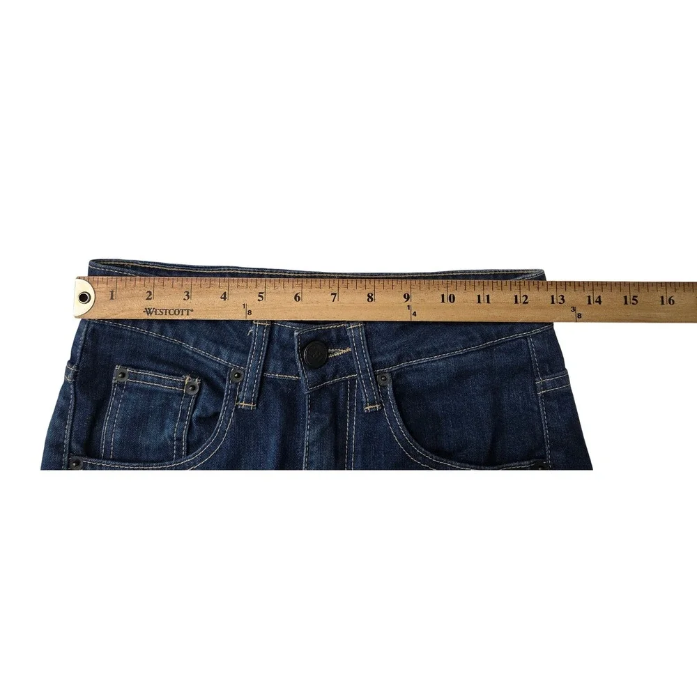 18th Amendment Colbert Wide Leg Flare Jeans Dark Wash High Rise Size 26 Long - Picture 10 of 10
